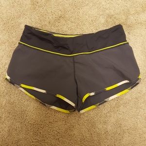 Lululemon speed shorts